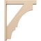 Ekena Millwork 5 1/2-in W x 30-in D x 38-in H Balboa Block Rough Cedar Woodgrain TimberThane Outlooker, Primed Tan OUTUR055X30X38BOA44RCPR - alternate 5